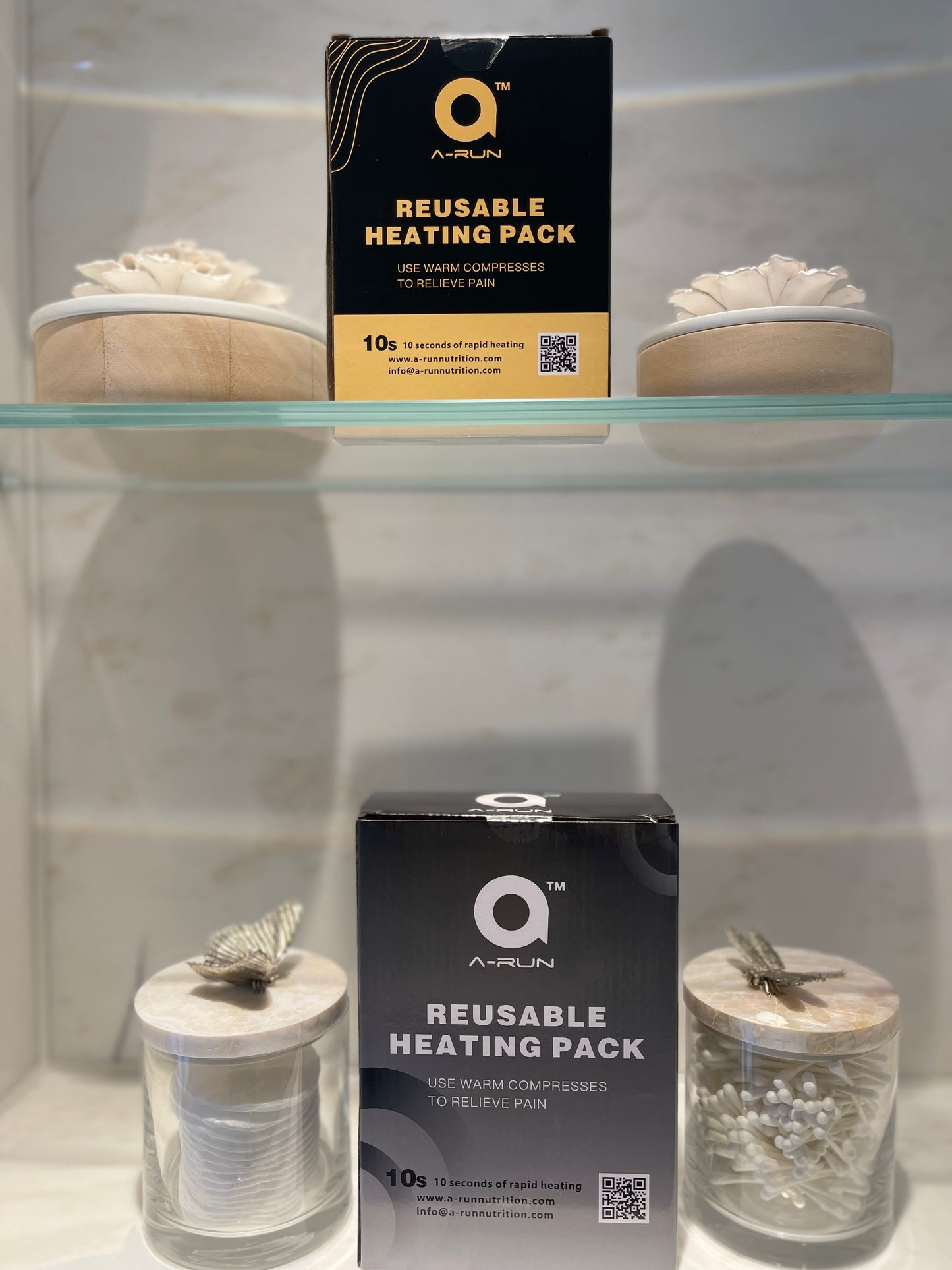 A-RUN Reusable Heating Pack - Small, Portable and Eco-Friendly