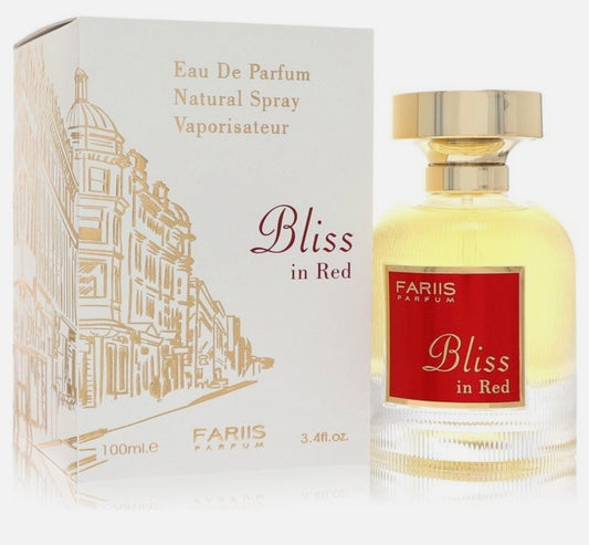 Bliss in Red Eau de Parfum by Fariis 100ml  & Unisex ( Him/Her)