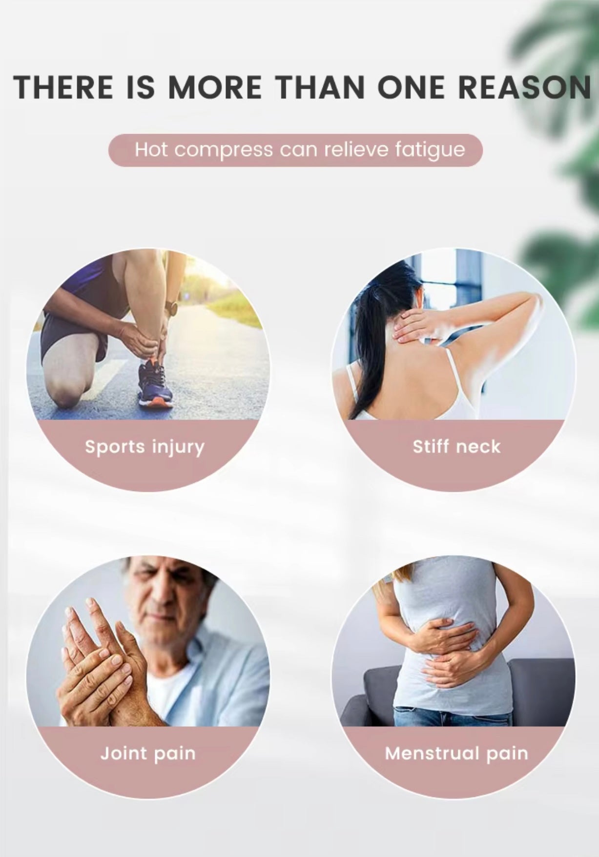 A-RUN Reusable Heat Pack, Pain relief, Muscle soreness , Periods cramps